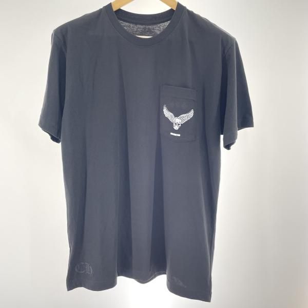 【中古】CHROME HEARTS FOTI エアロスミス Tシャツ サイズL 黒 クロムハーツ[91]