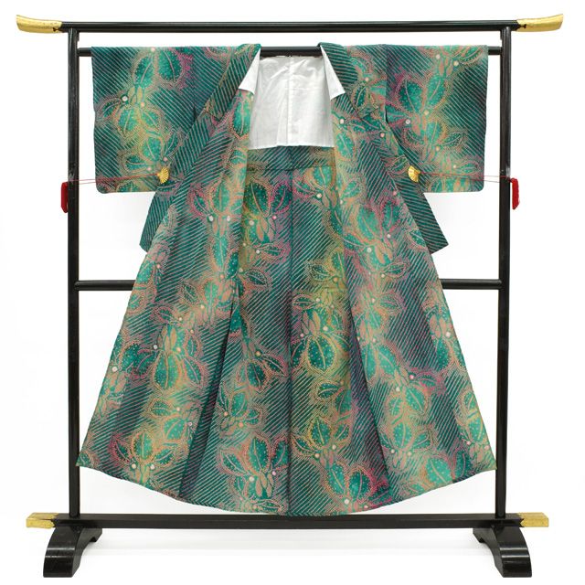 中古】 有松 浴衣 本場有松鳴海絞り 夏物 リサイクル ゆかた 絞り 木綿