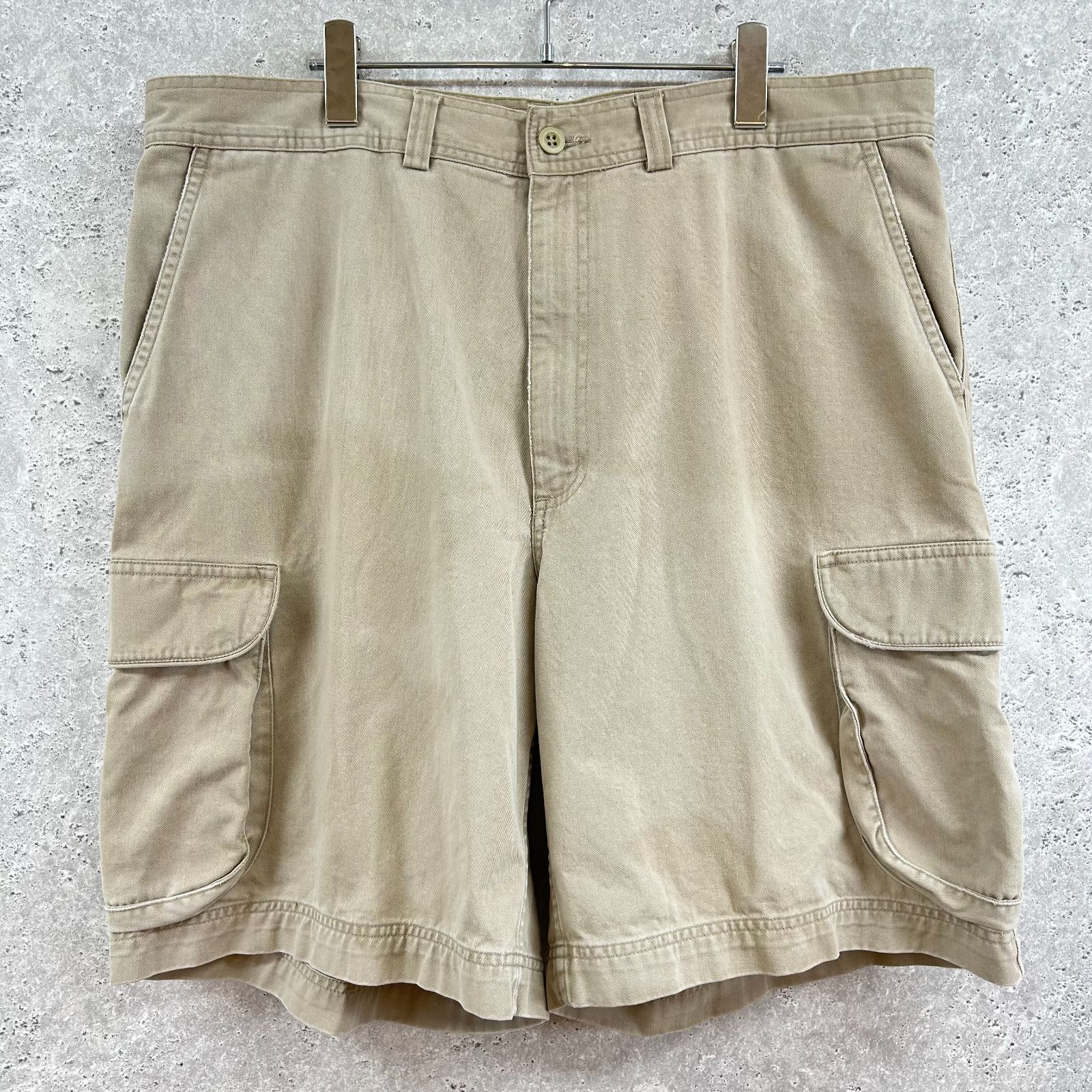 P7【Polo Ralph Lauren】ベージュ カーゴショーツ ミリタリー〔38〕