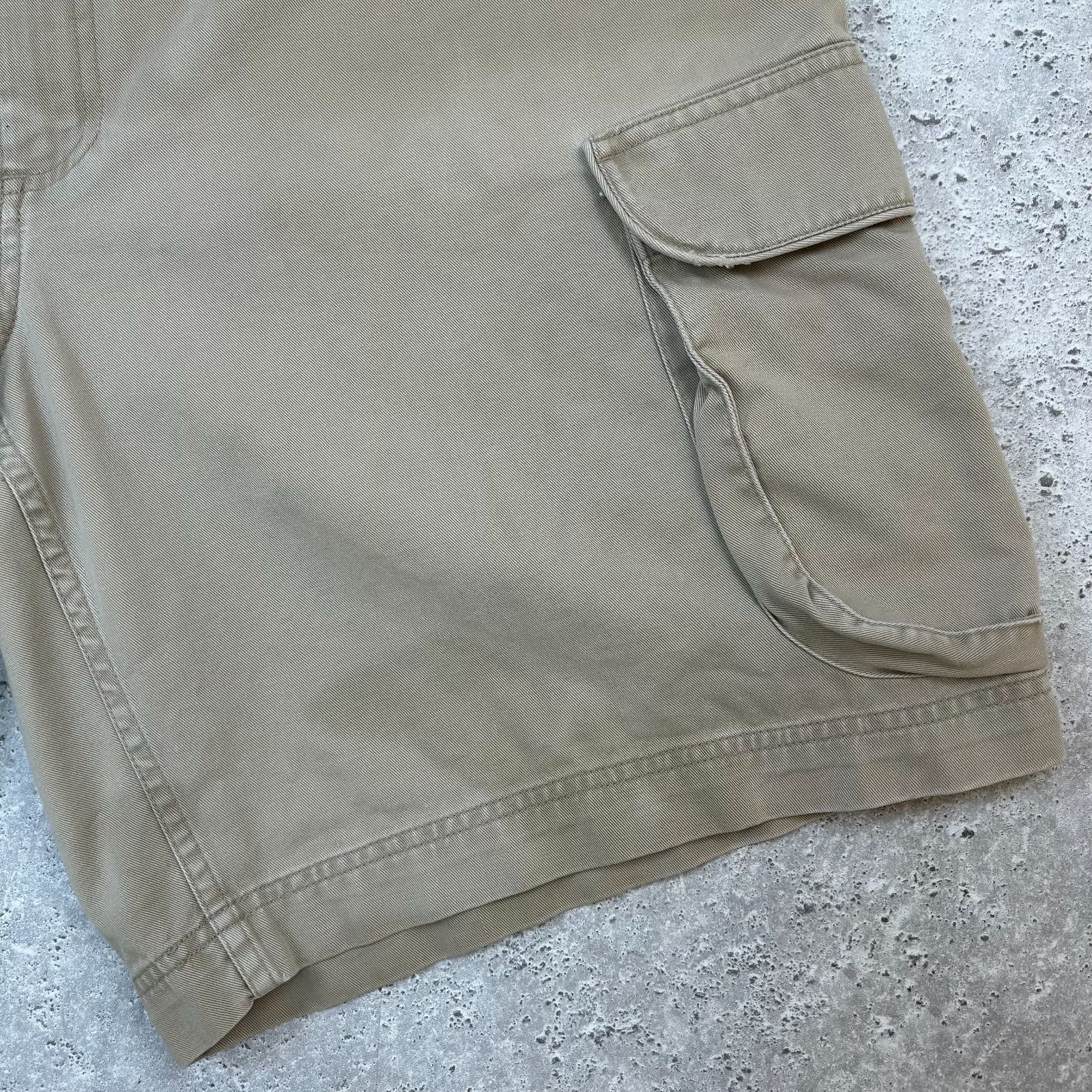 P7【Polo Ralph Lauren】ベージュ カーゴショーツ ミリタリー〔38〕