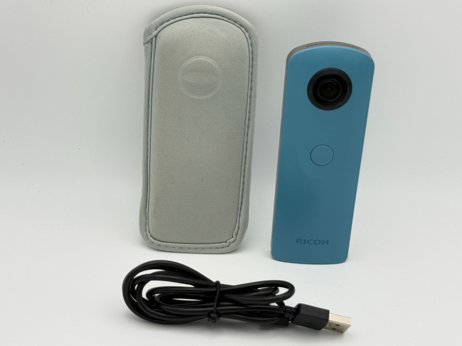 【動作確認済】RICOH THETA SC ブルー リコー シータ 360度カメラ