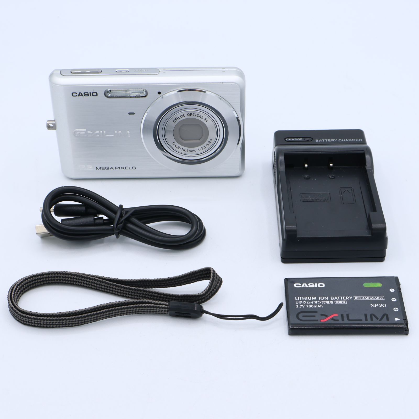 CASIO カシオ デジタルカメラ EXILIM (エクシリム) ZOOM シルバー EX-Z77SR #260601_60067822A