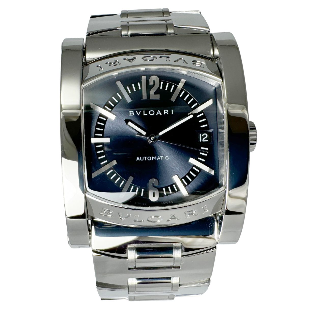 BVLGARI 自動巻き時計 A44S 新品仕上げ☆OH済み】ブルガリ BVLGARI☆アショーマ AA44S 中古 メンズ