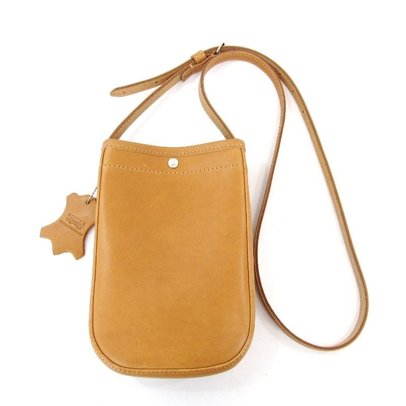 美品 BEORMA LEATHER COMPANY ベオーマ ショルダーバッグ L0052 PAPERBACK SHOULDER ペーパーバック タスカニーレザー タン 47000148
