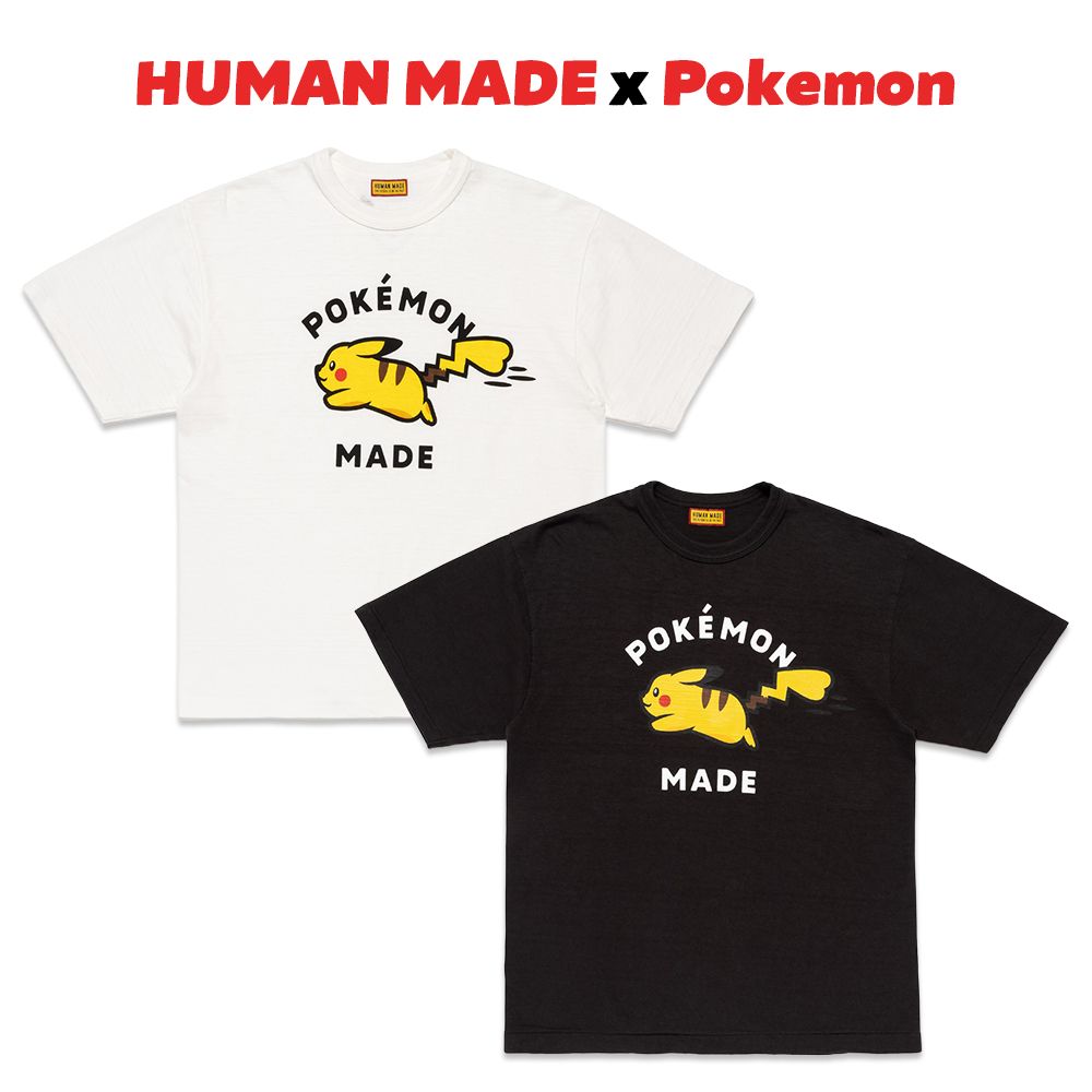 HUMAN MADE ポケモン コラボ Tシャツ ピカチュウ ヒューマンメイド POKEMON MADE GRAPHIC T-SHIRT #1 ロゴ メンズ ユニセックス 正規品[衣類] ユ00582-2
