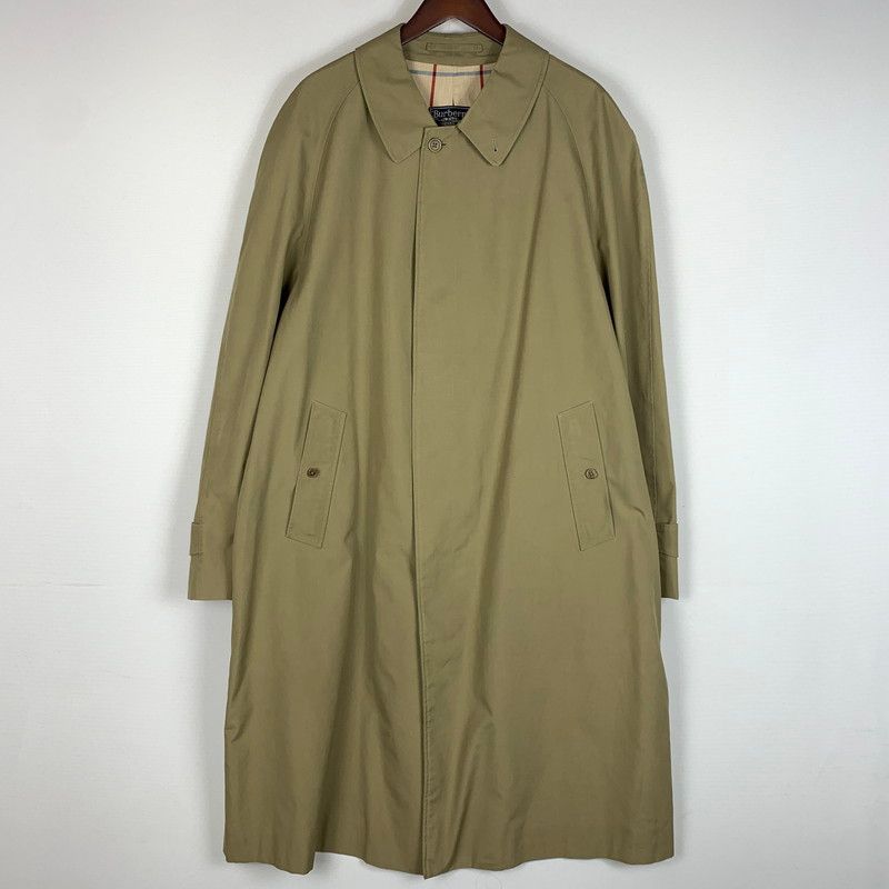 【現状渡し品】 BURBERRY バーバリー 90's BALMACAAN COAT 90年代 バルマカーンコート アウター ジャケット ロングコート 【141-260610-ko-14-tei】