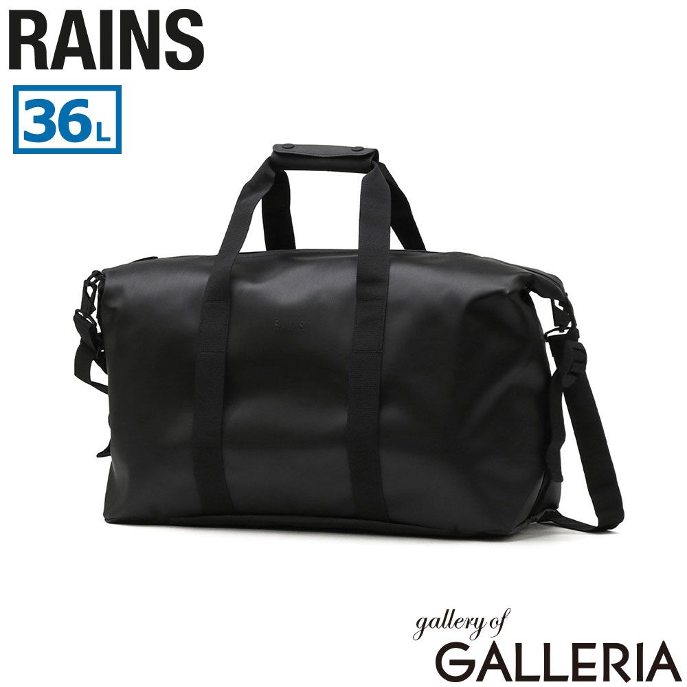 レインズ ボストンバッグ メンズ レディース 大容量 旅行 バッグ RAINS ブランド 大人 カジュアル 大きめ 斜め掛け 2WAY 軽量 軽い 36L A4 B4 撥水 耐久性 Hilo Weekend Bag 14200 BlackGrain