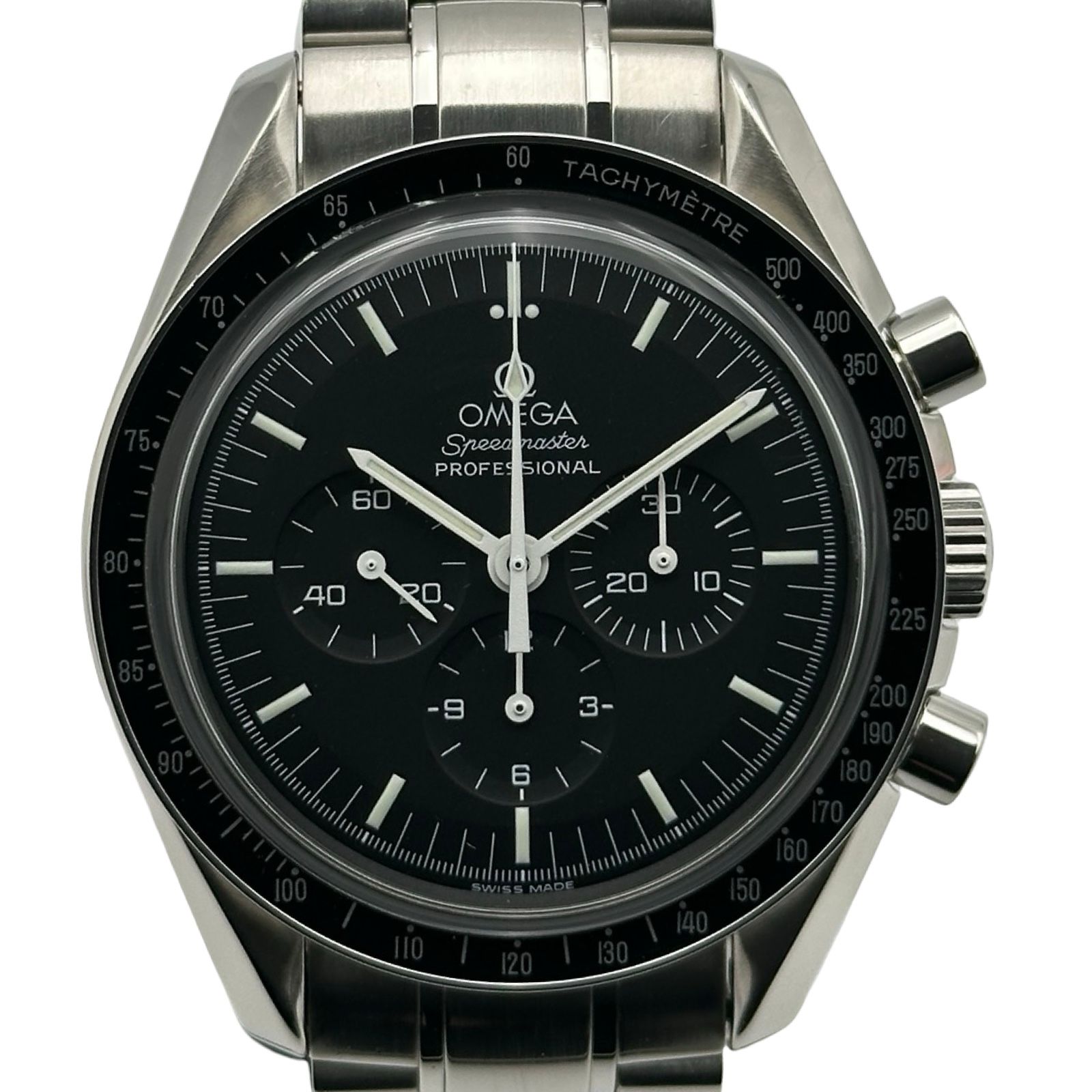 オメガ OMEGA スピードマスタープロフェッショナル 3572.50 ブラック ステンレススチール 手巻き メンズ 腕時計