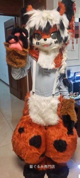 犬　猫　着ぐるみ ヘッド全頭　ヘッド ケモノ ファースーツ ぬいぐるみ コスプレ コスチューム Kurumi 一点物 C617