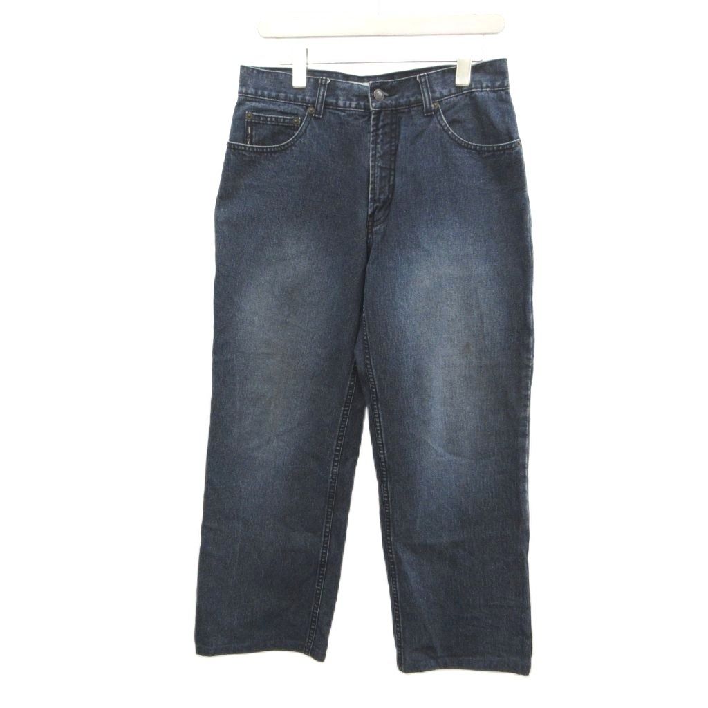 アルマーニエクスチェンジ A/X ARMANI EXCHANGE デニム ジーンズ 32 インディゴブルー 無地 フルレングス /NP ■GY53