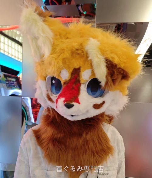 犬　猫　着ぐるみ ヘッド全頭　ヘッド ケモノ ファースーツ ぬいぐるみ コスプレ コスチューム Kurumi 一点物 C621