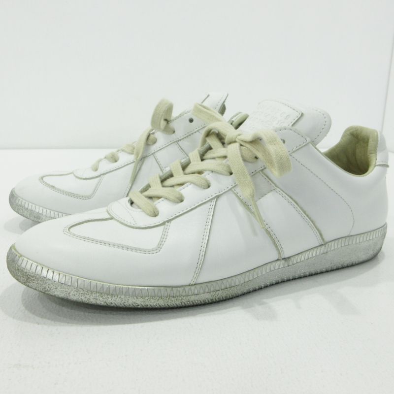 【三重本店】 中古 Maison Margiela | メゾンマルジェラ スニーカー German Trainer ジャーマントレーナー ホワイト サイズ：41 【126】