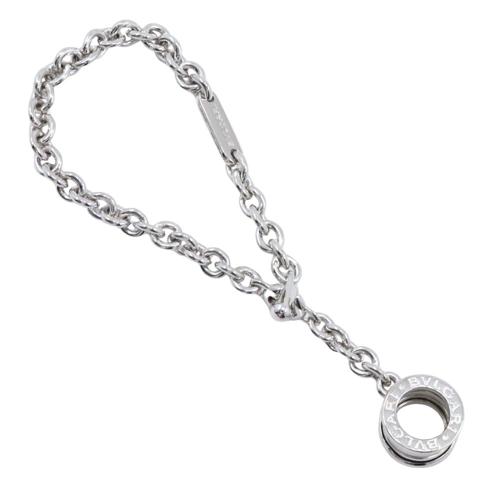 【BVLGARI】ブルガリ B-zero1/ビーゼロワン キーリング シルバー925 ユニセックス キーホルダー