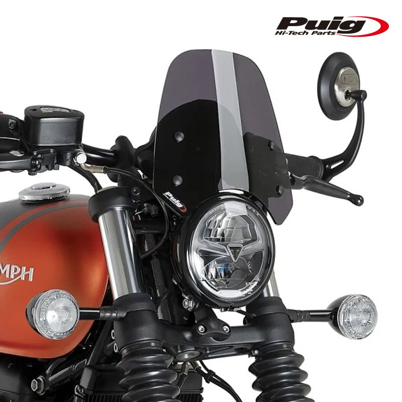 Puig 21925F NEW GENERATION SPORT [DARK SMOKE] TRIUMPH BONNEVILLE BOBBER (21-26) BONNEVILLE BOBBER BLACK (18-20) プーチ スクリーン カウル