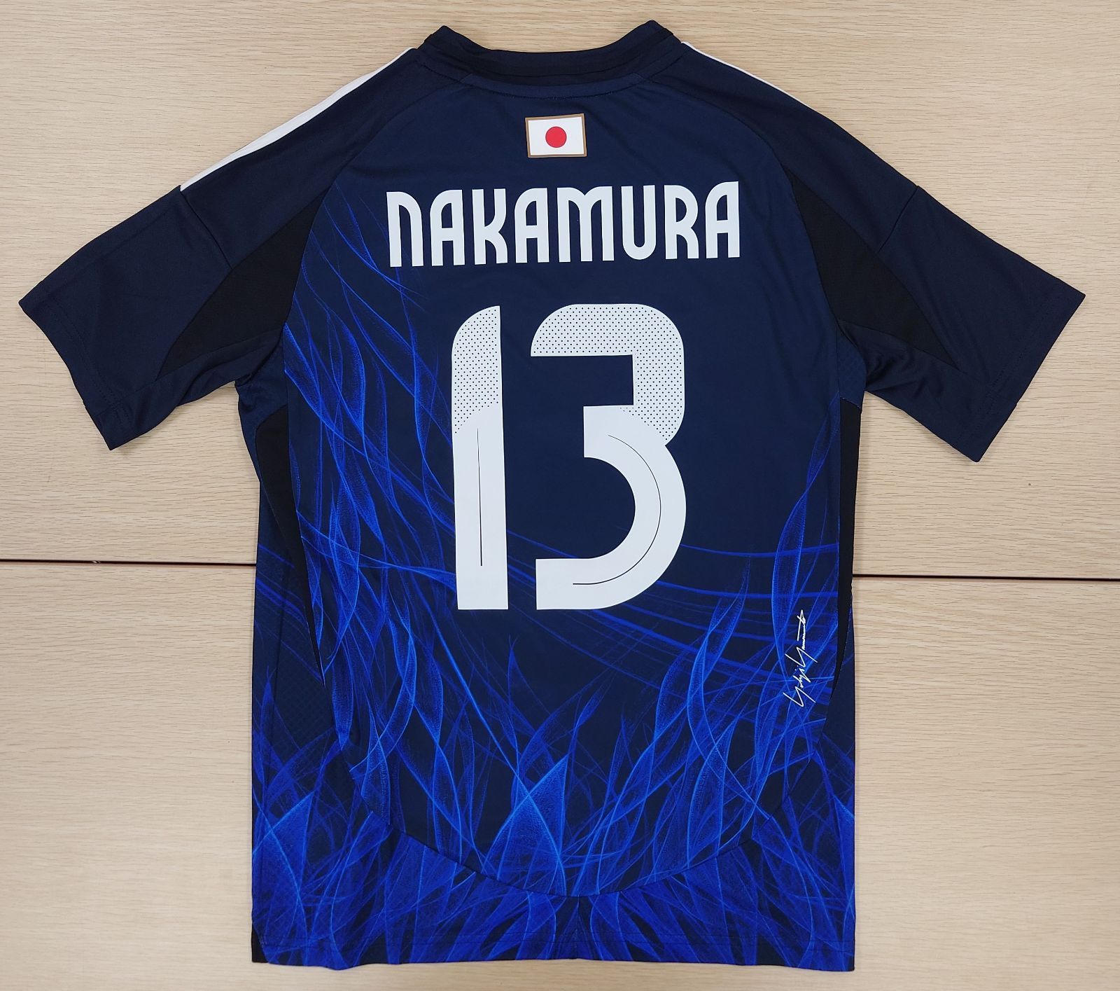 adidas サッカー日本代表 2024ホームレプリカユニフォーム KIdsサイズ 13番中村敬斗 160