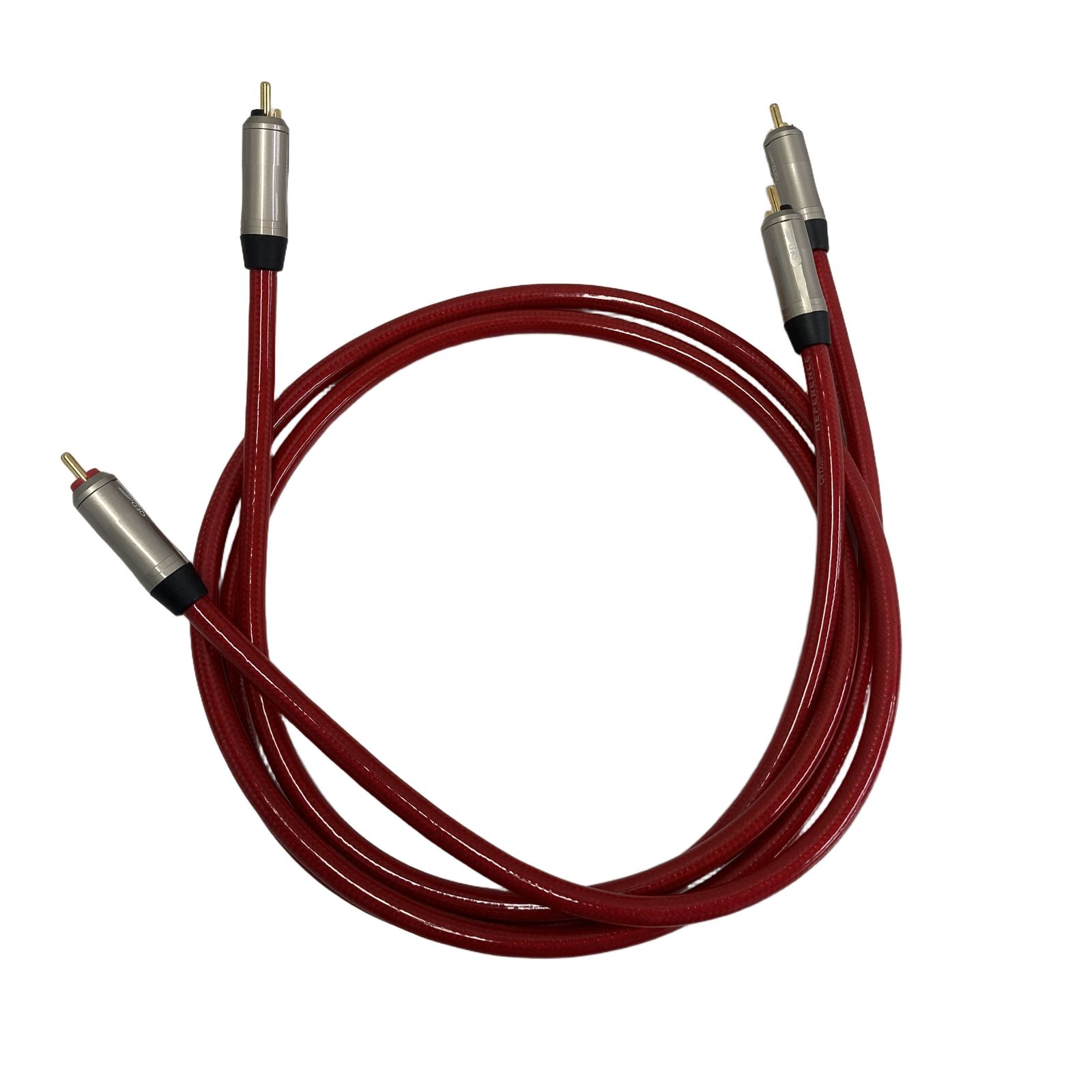 QED Reference Audio RCA 40 約1.0m ペア RCAケーブル 2本 オーディオ 音響機器 中古 T11342824
