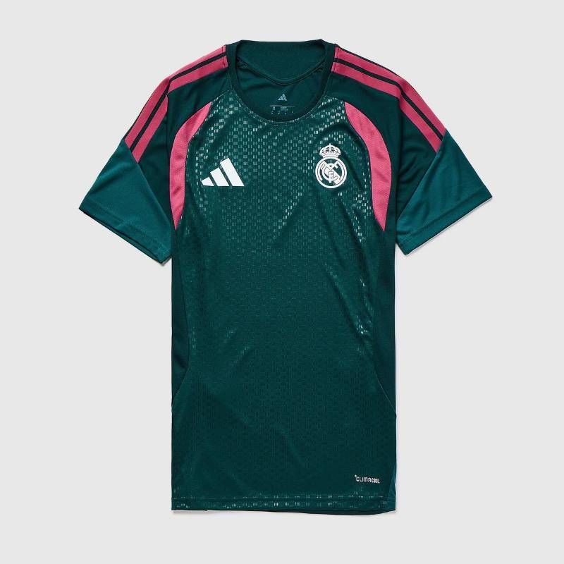 【送料無料・匿名配送】adidas アディダス レアルマドリード 2026/27 公式 Tiro 26 トレーニング シャツ 緑 半袖 新品 正規品