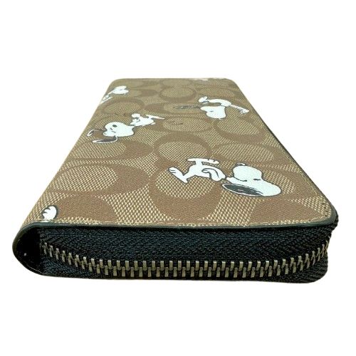 ♪COACH × PEANUTS コーチ スヌーピー シグネチャー C4327 長財布