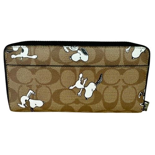 ♪COACH × PEANUTS コーチ スヌーピー シグネチャー C4327 長財布