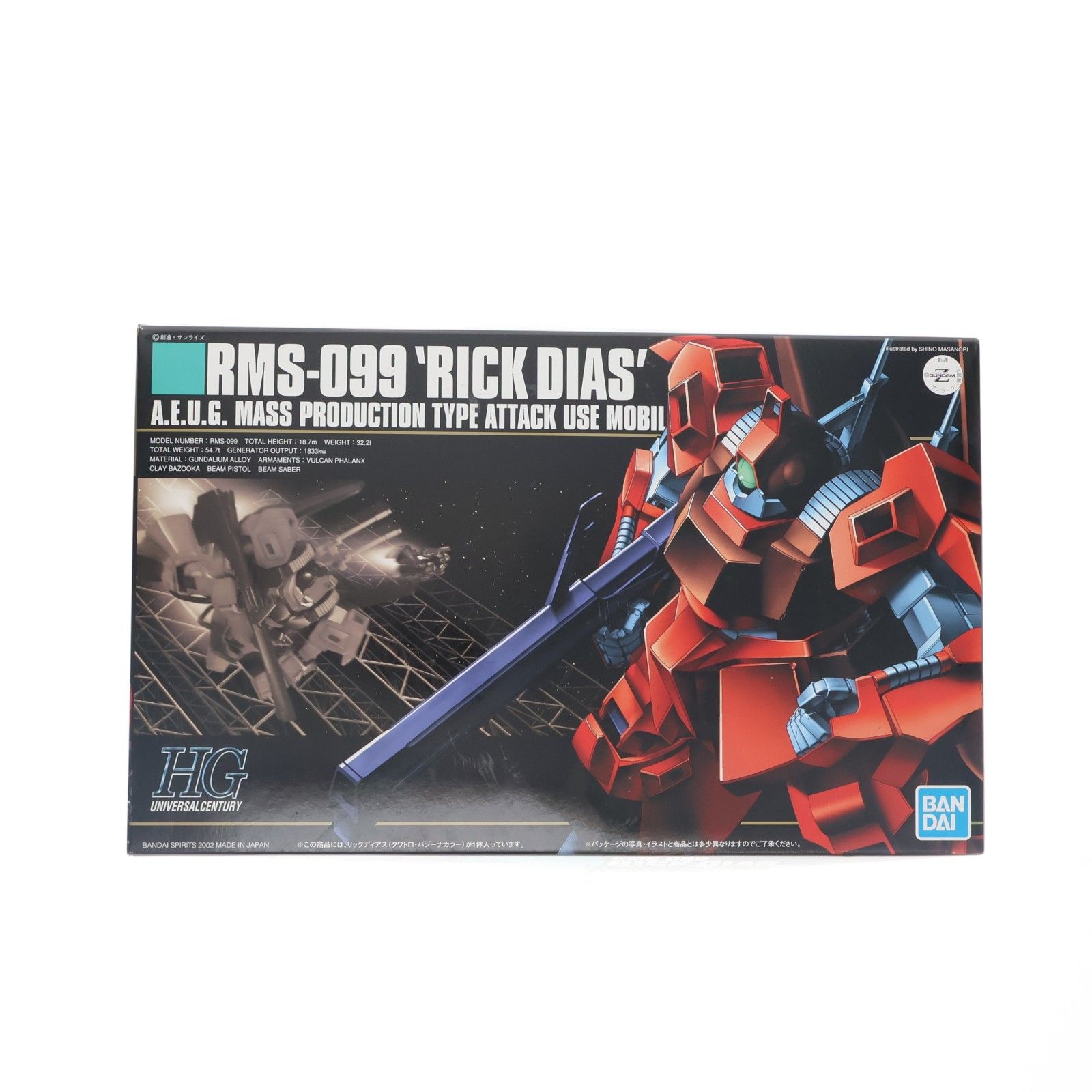 HGUC 1/144 RMS-099 リックディアス(クワトロ・バジーナカラー) 機動戦士Zガンダム プラモデル バンダイスピリッツ