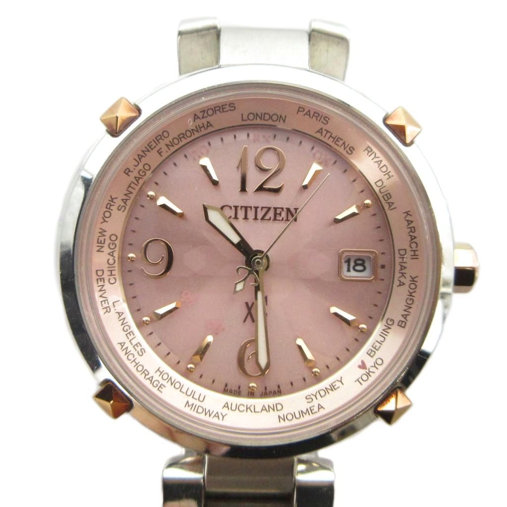 シチズン CITIZEN H240-T019587 腕時計 ウォッチ クロスシー 電波ソーラー カレンダー付き デイト シルバー色 ■GY18 /MQ