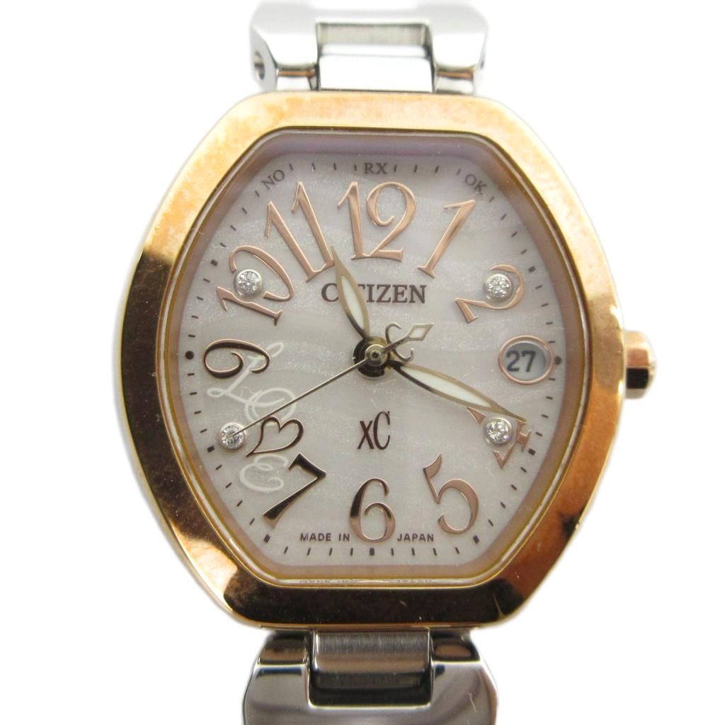 シチズン CITIZEN 361010591 xC 腕時計 ウォッチ ソーラー カレンダー付き シルバー色 ■GY18 /MQ