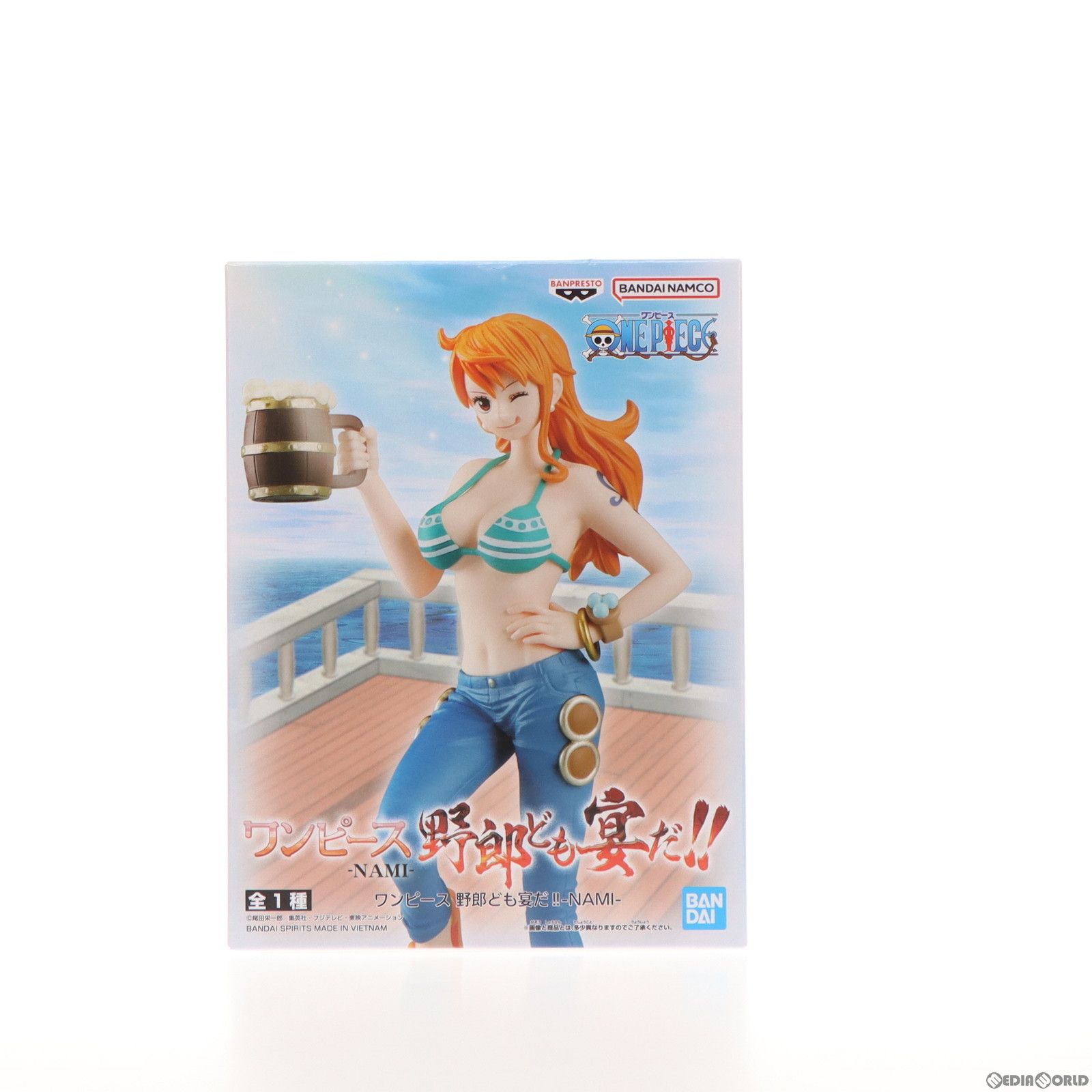 ナミ ワンピース 野郎ども宴だ!!-NAMI- ONE PIECE フィギュア プライズ