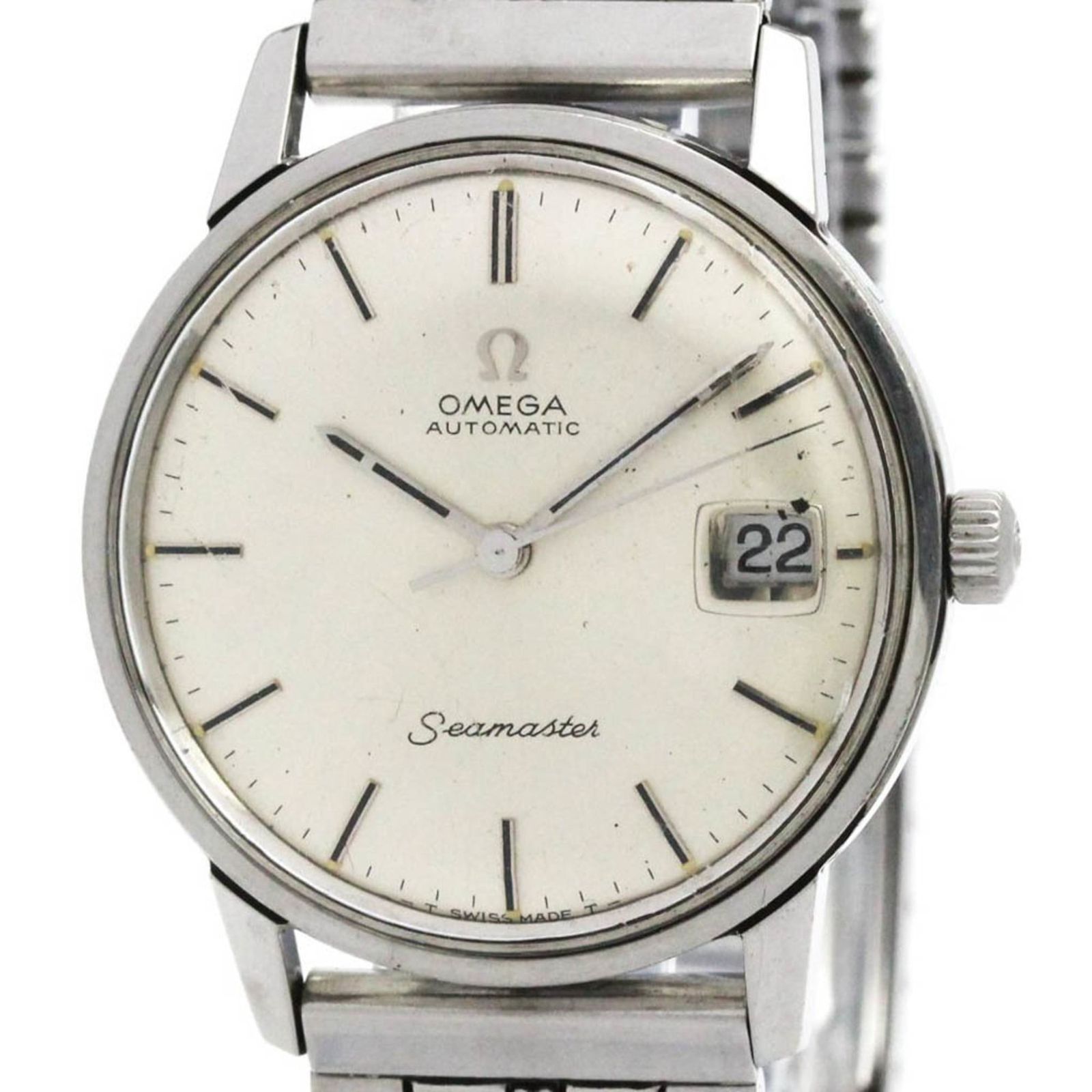 オメガ (OMEGA) シーマスター Cal.565 ステンレススチール 自動巻き メンズ 時計 166.037