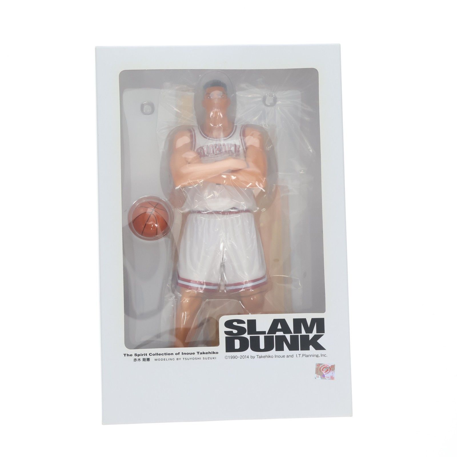 The Spirit Collection of Inoue Takehiko SLAM DUNK(スラムダンク) Vol.4 赤木剛憲(あかぎたけのり) 白ユニフォームver. 完成品 フィギュア ティーケー・ホールディングス&ヤマシロヤ&博品館TOY PA