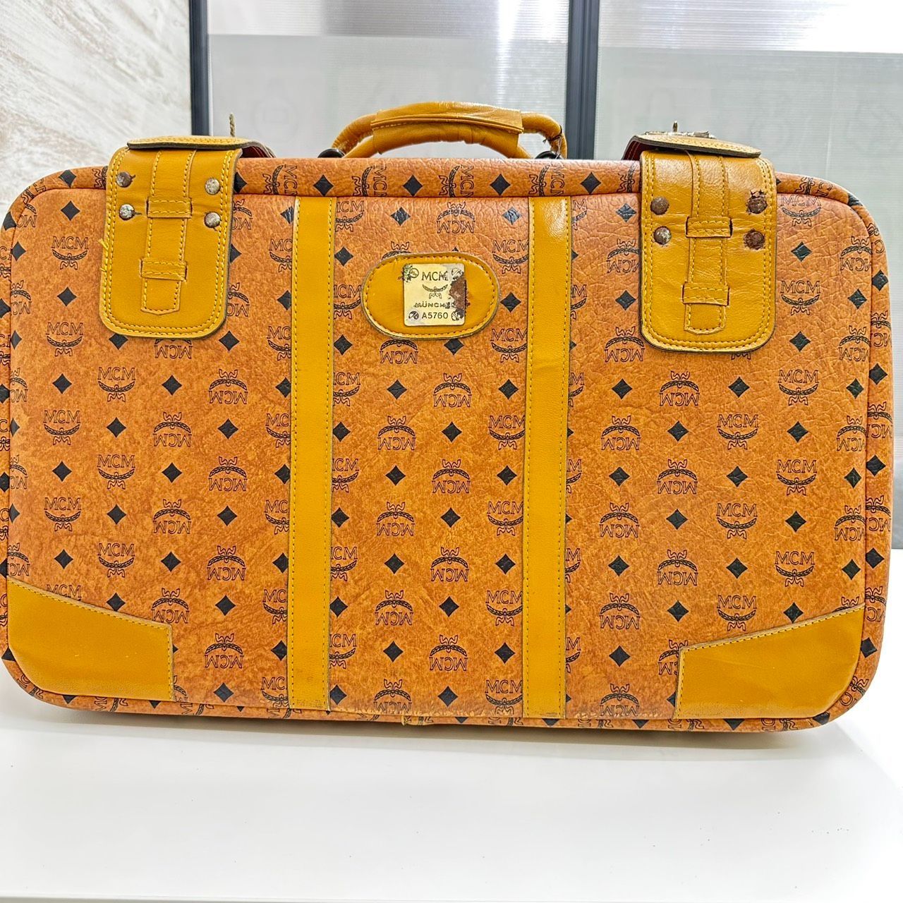 MCM ヴィセトス　ヴィンテージトランクケース　アタッシュケース　希少 錦】MCM オールド エムシーエム ヴィセトス トランクケース55 ボストン