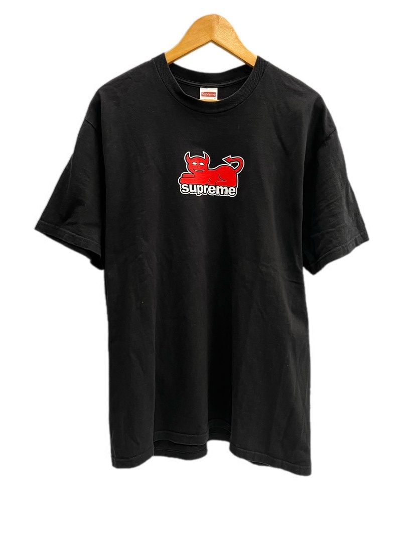シュプリーム SUPREME Toy Machine Devil Cat Tee トイマシーン デビルキャット 黒 Tシャツ ブラック Lサイズ 101MT-6409