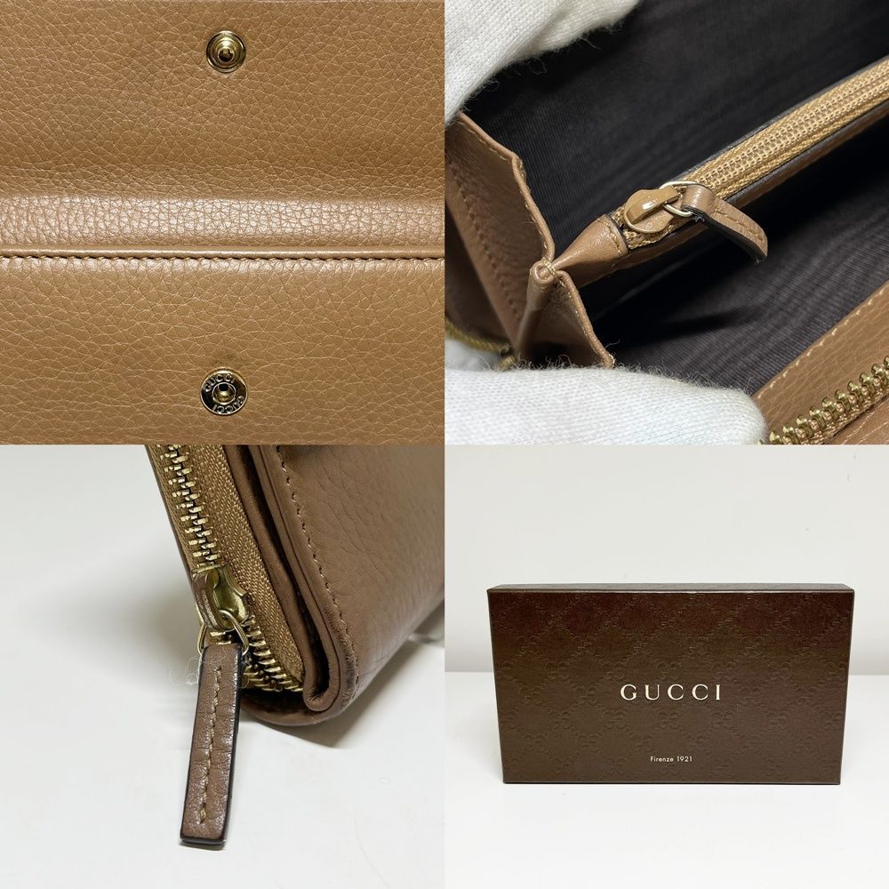 GUCCI【グッチ】347112 三つ折り長財布 ロングウォレット 財布 