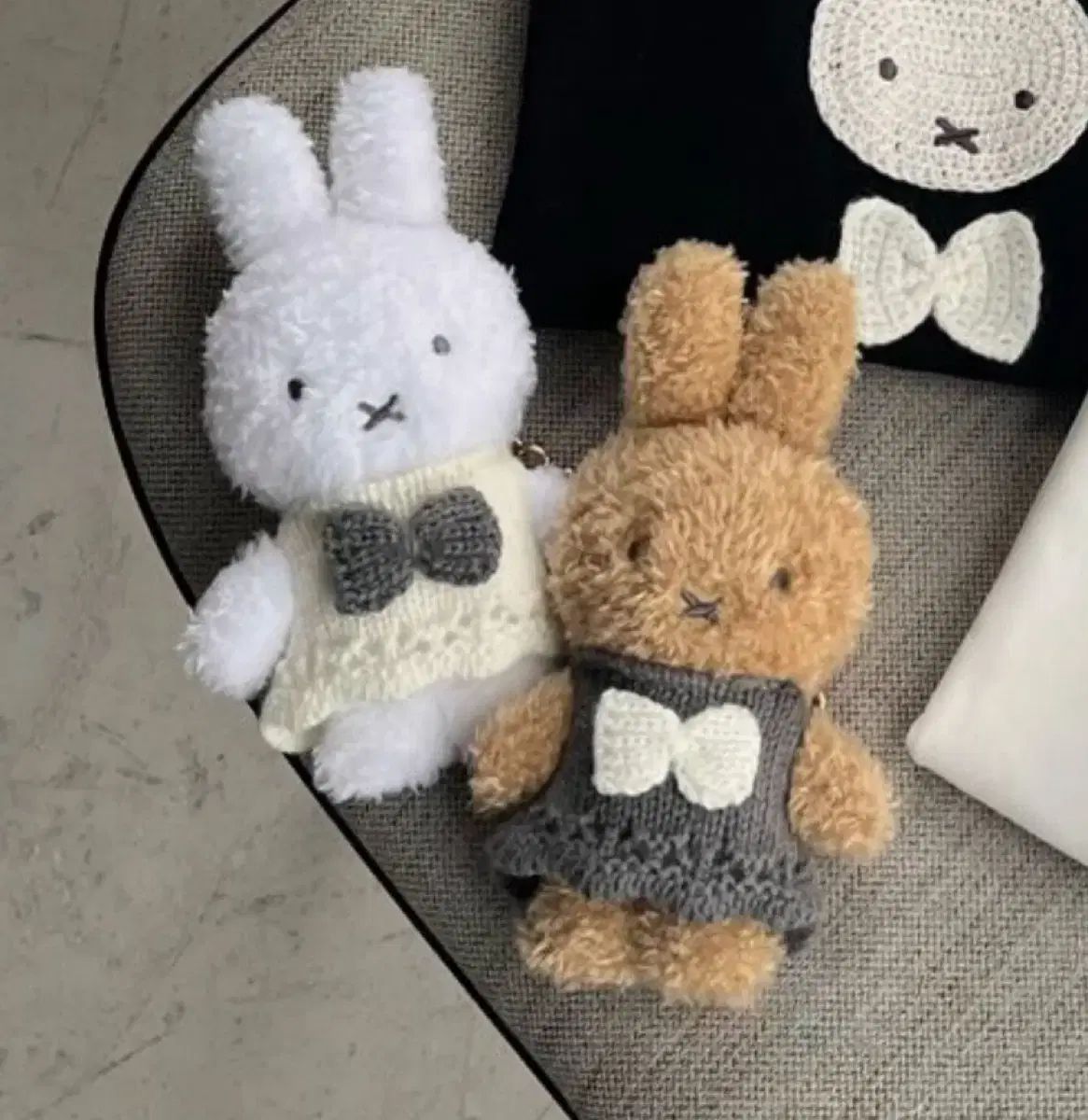 新品 ミッフィー 限定 ぬいぐるみ キーホルダー ブラウン