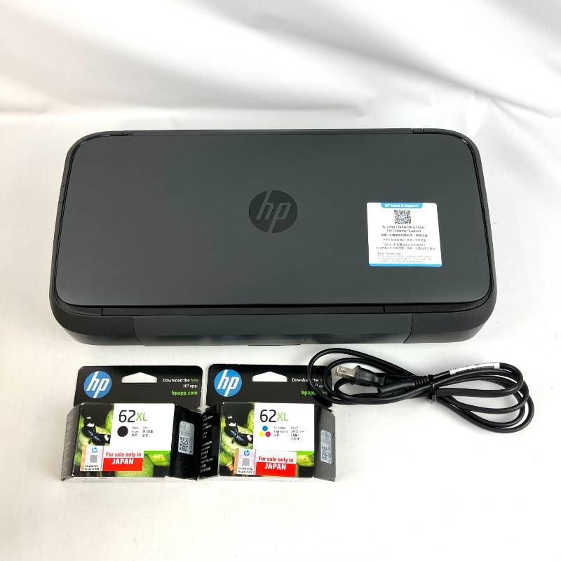 HP　モバイルプリンター　office jet250　オフィスジェット250　ブラック　純正予備インク付き