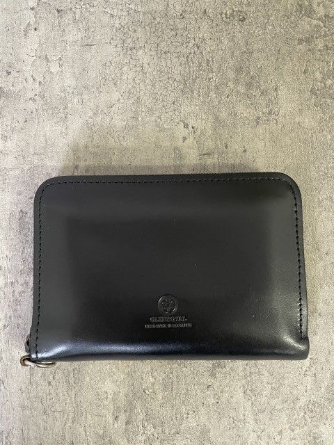 【中古】GLENROYAL ｸﾞﾚﾝﾛｲﾔﾙ 財布 ｳｫﾚｯﾄ WALLET ﾗｳﾝﾄﾞｼﾞｯﾌﾟ ｽｺｯﾄﾗﾝﾄﾞ SCOTLAND ｲｷﾞﾘｽ製 ﾌﾞﾗｯｸ 33972984