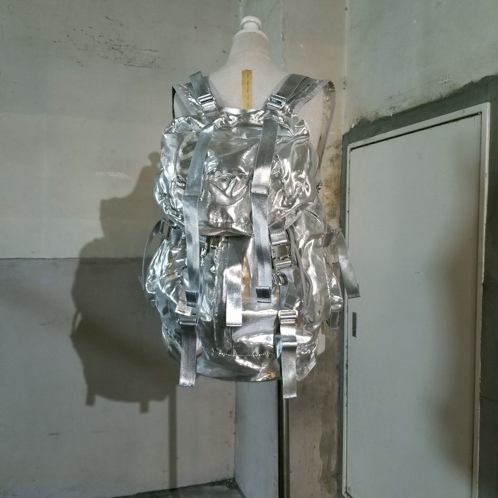 JUNYA WATANABE 25ss オーガンジーバックパック パラシュート メタリック ジュンヤワタナベ 2025ss AD2024