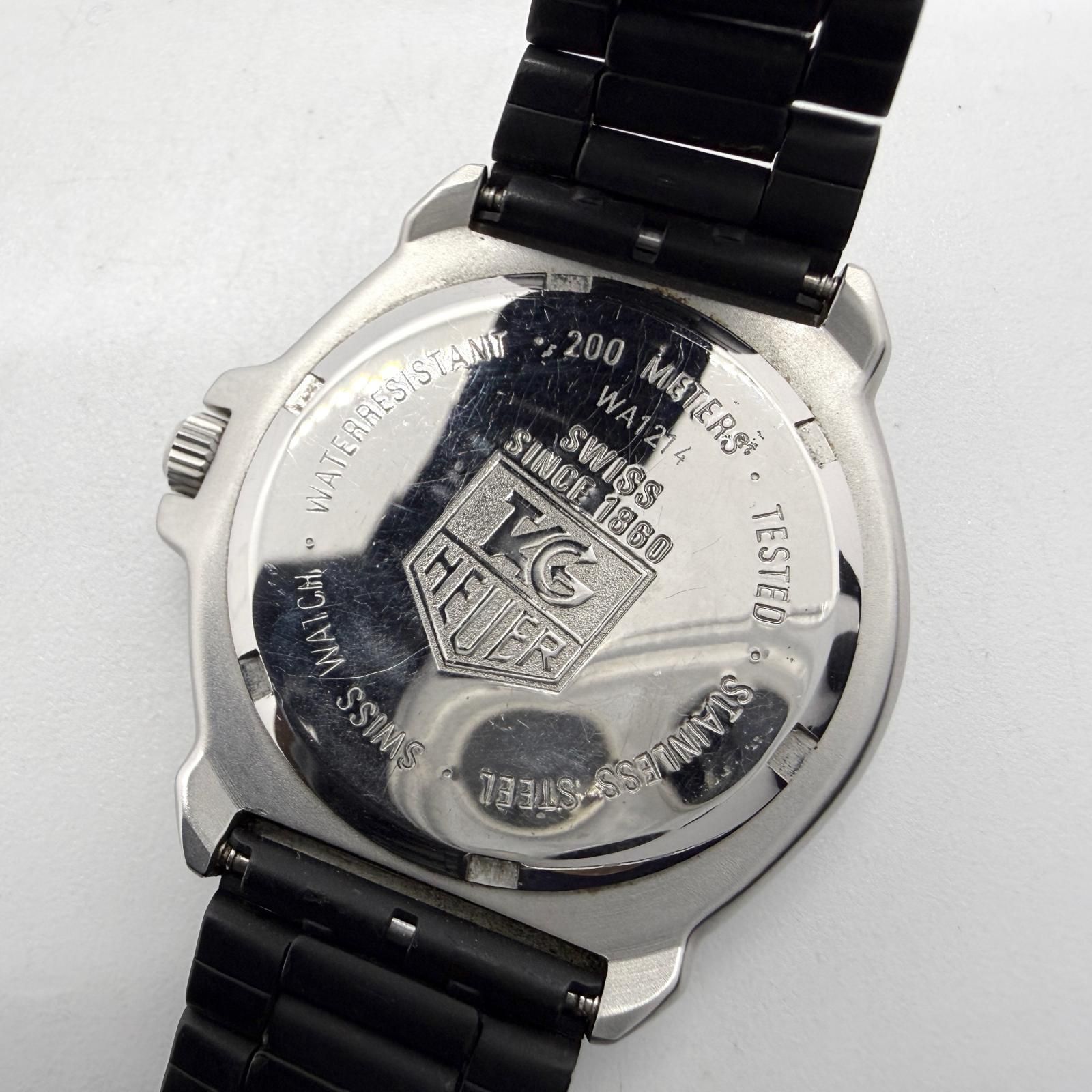 TAG HEUER タグホイヤー プロフェッショナル 200m ブラック QZ