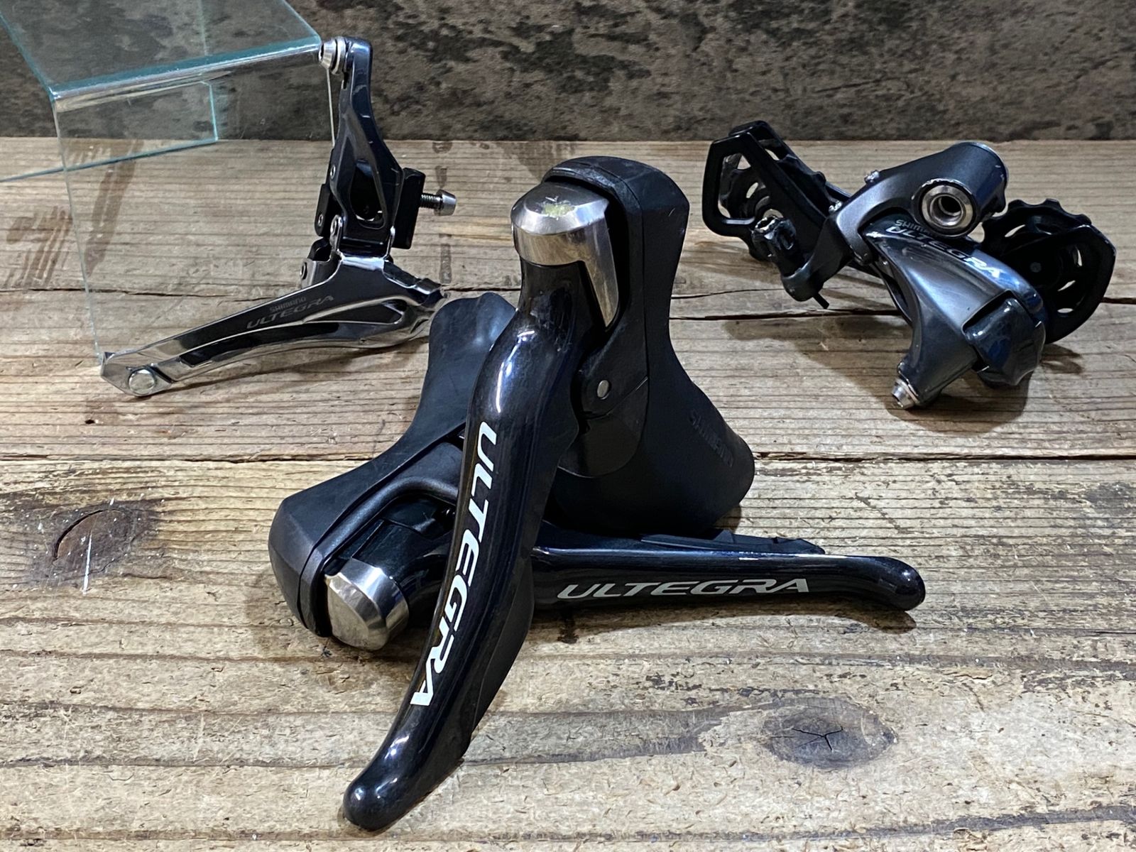 JM847 シマノ SHIMANO アルテグラ ULTEGRA 6800 変速3点セット 2x11S SS ※FD取付ワッシャーが欠品