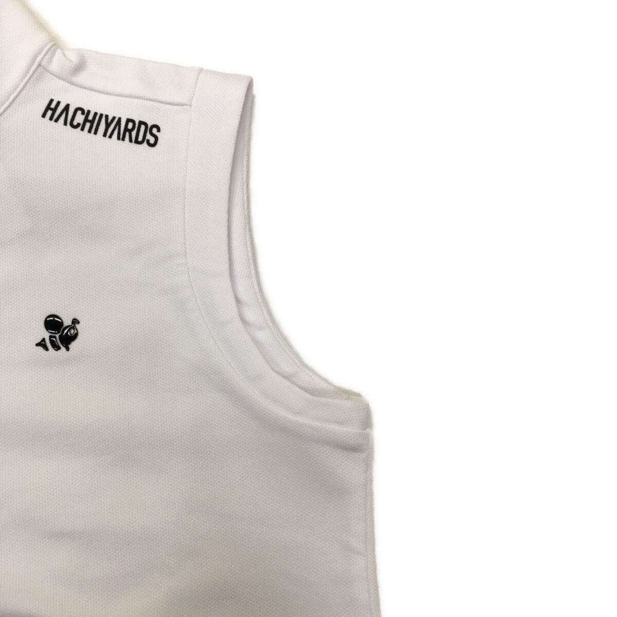 中古 レディース ハチヤーズ 8YARDS ノースリーブ M ホワイト 