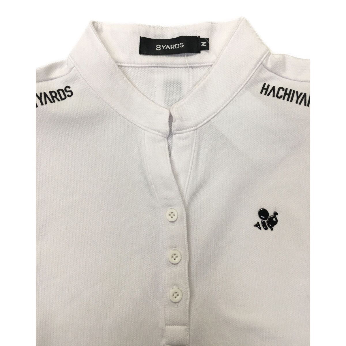 中古 レディース ハチヤーズ 8YARDS ノースリーブ M ホワイト
