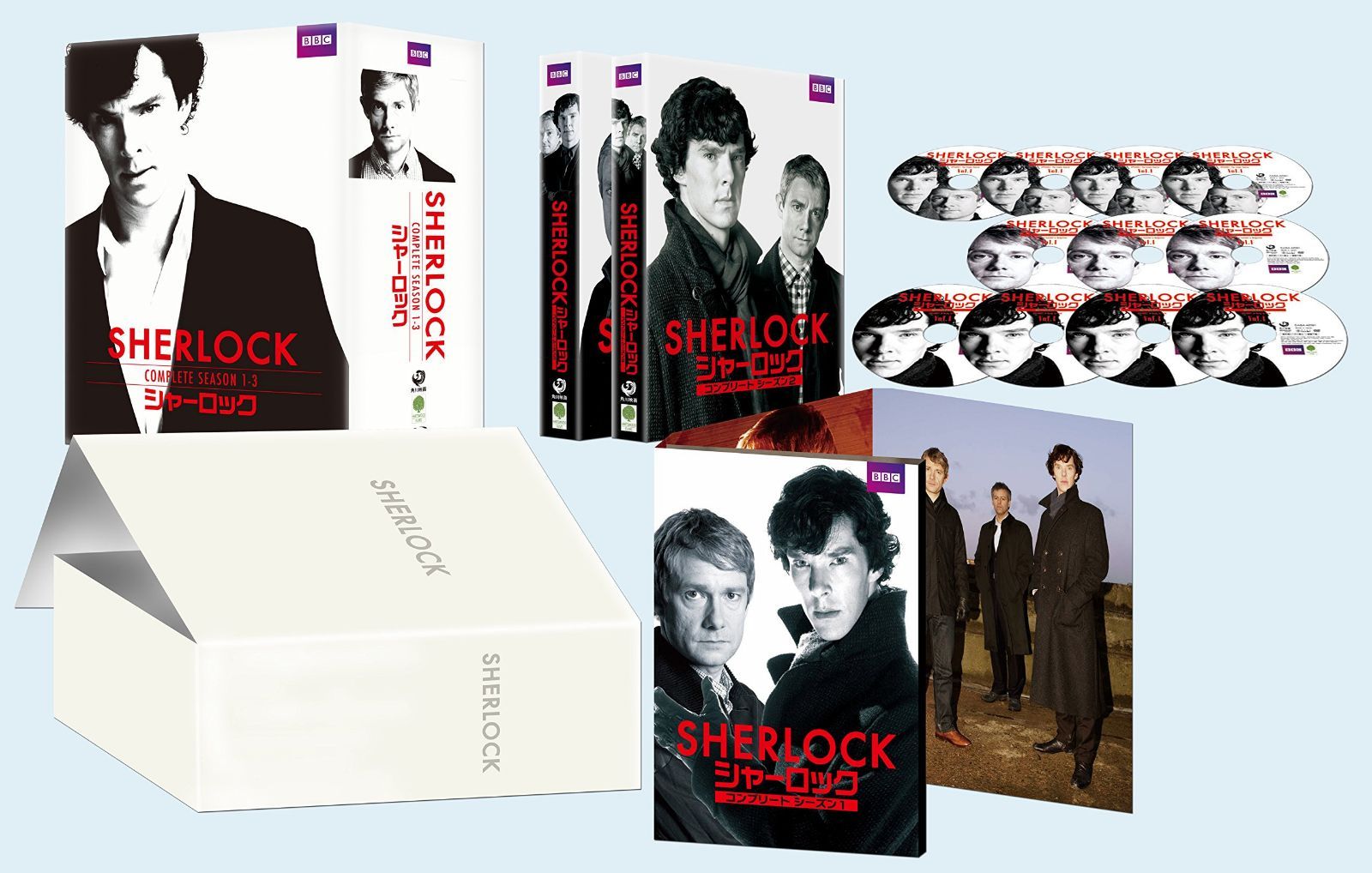 SHERLOCK DVD シーズン1-4＆映画 全完結セット+おまけ付き SHERLOCK/シャーロック シーズン1-3 コンプリート DVD-BOX
