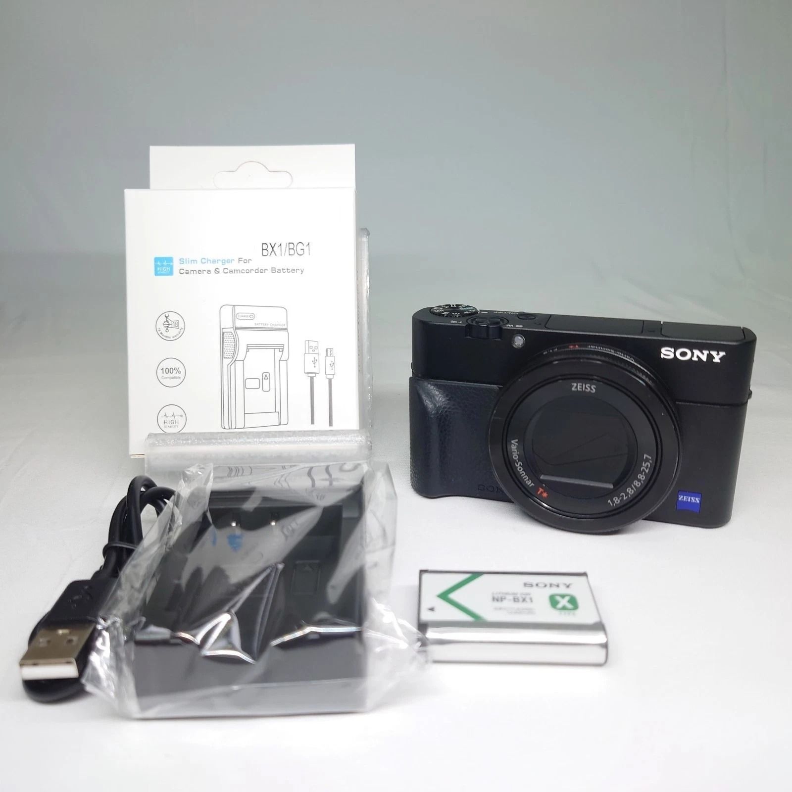SONY(ソニー) コンパクトデジタルカメラ Cyber-shot DSC-RX100V ブラック DSC-RX100M5A　動作確認済み