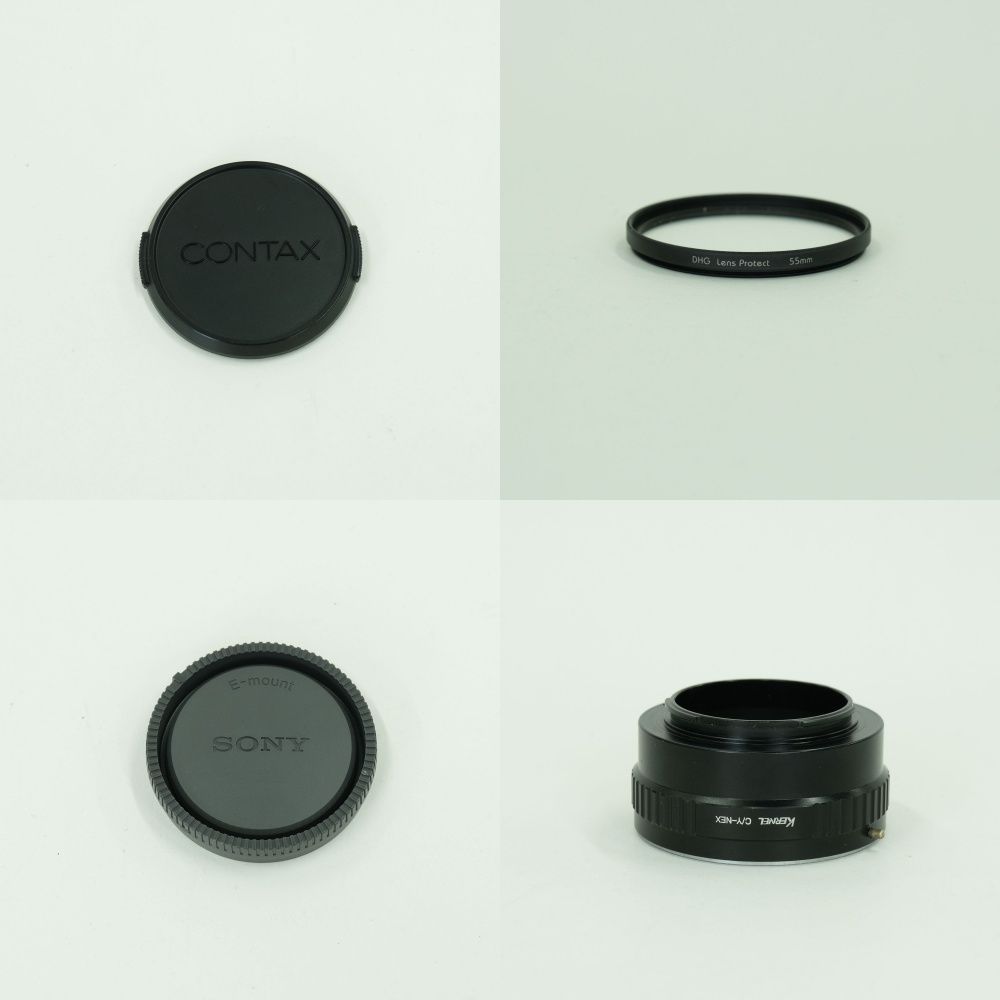 並品｜マウントアダプター付] Carl Zeiss Planar T* 50mm F1.4（MM