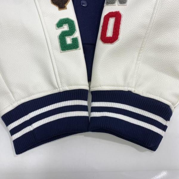 中古】Supreme 25ss Praises Varsity Jacket ネイビー サイズS