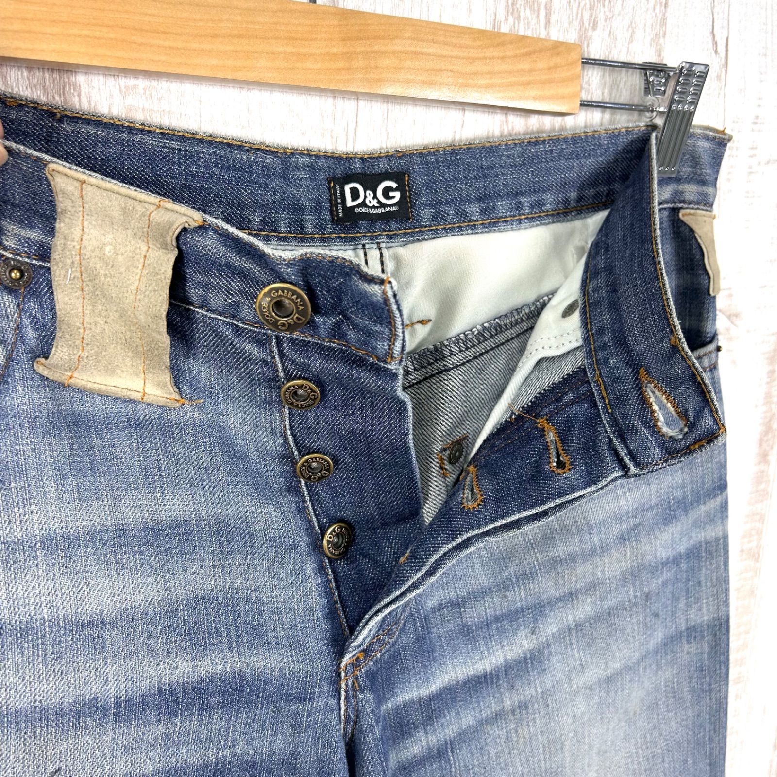 D&G DOLCE&GABBANA ドルチェアンドガッバーナ ブーツカットデニム 
