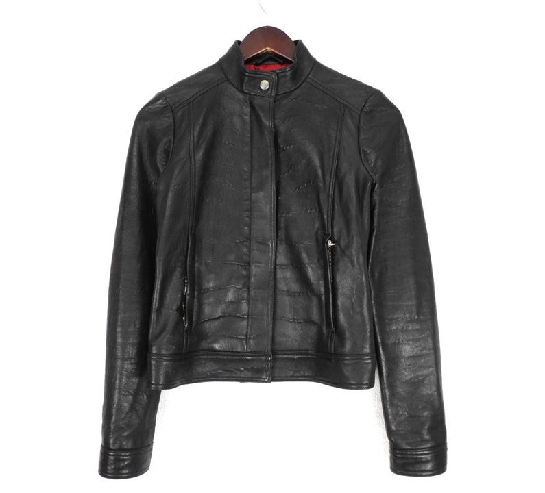 グッチ GUCCI 【 290487 XN571 】 シングル レザー ライダース ジャケット w27236