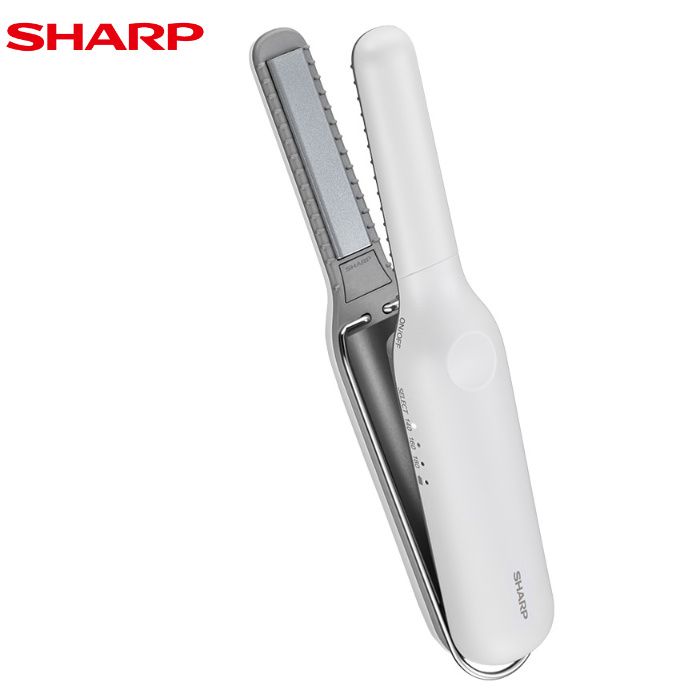 【新品】シャープ パワーモバイルコードレスアイロン IB-S510B-W ルミナスホワイト SHARP ヘアアイロン USB Type-C対応 持ち運びやすいコンパクトサイズ ダイヤモンドコーティングプレート ニュアンスキープ ホワイト系