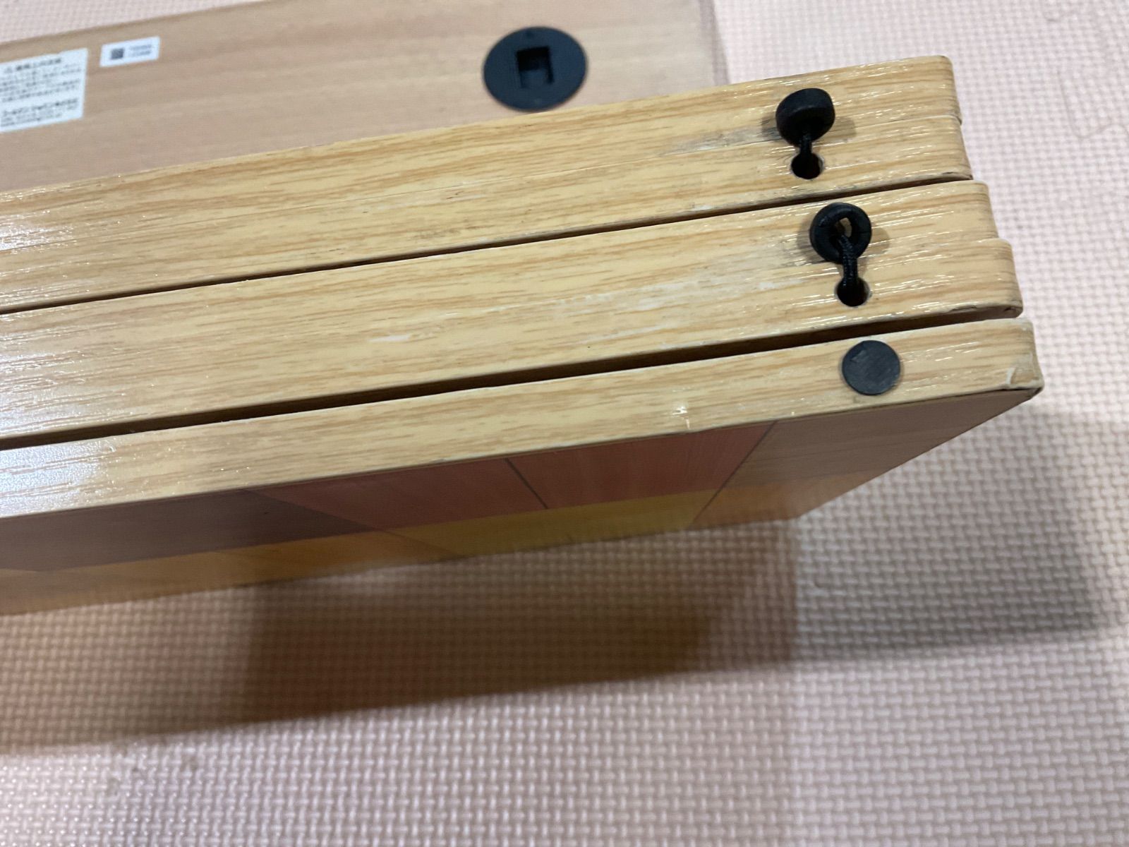 Coleman（コールマン）収納式テーブル ナチュラルモザイクロール