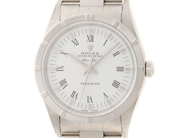 ROLEX ロレックス エアキング 14010M 腕時計 ステンレススチール ホワイト文字盤 自動巻き メンズ【中古】472