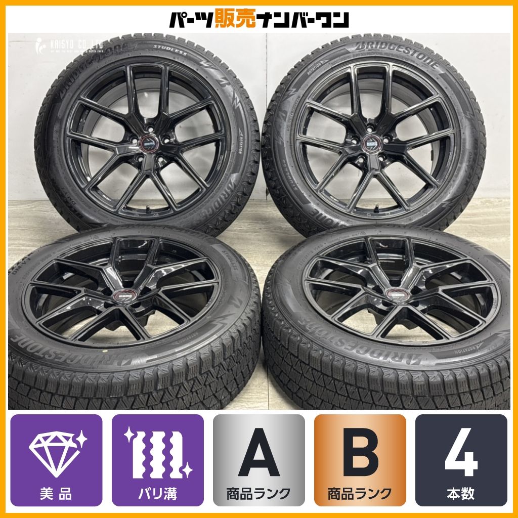 【バリ溝美品】MOMO RF-01 19in 8.5J 9.5J +20 PCD112 ブリヂストン ブリザック DM-V3 235/55R19 255/50R19 ポルシェ 95B マカン 即納可能